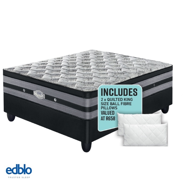Picture of Edblo Salerno 152cm Firm B/Set + 2 Pillows