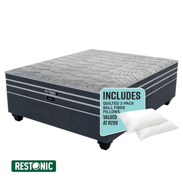 Picture of Restonic Trinity 152cm Firm B/Set + 2 Pillows