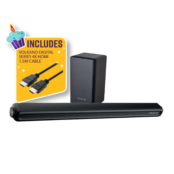 Picture of Volkano 2.1CH Soundbar +Wireles Sub 200W Superson +Cable
