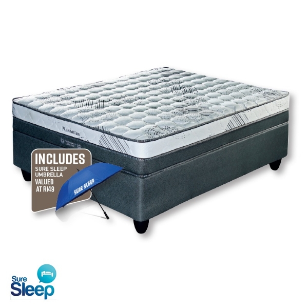 Picture of SureSleep Manhattan 152cm Firm B/Set + Umbrella