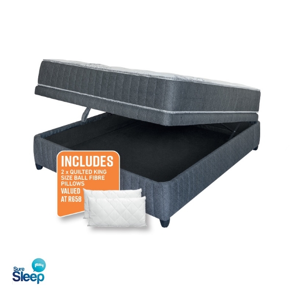 Picture of SureSleep Madison Storage 152cm Queen Firm Base Set