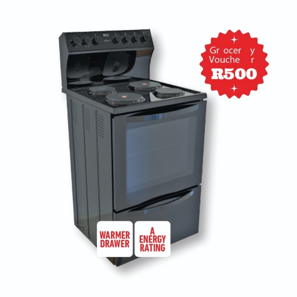 Picture of Defy Stove Kitchenaire Black DSS694 + 500 Voucher