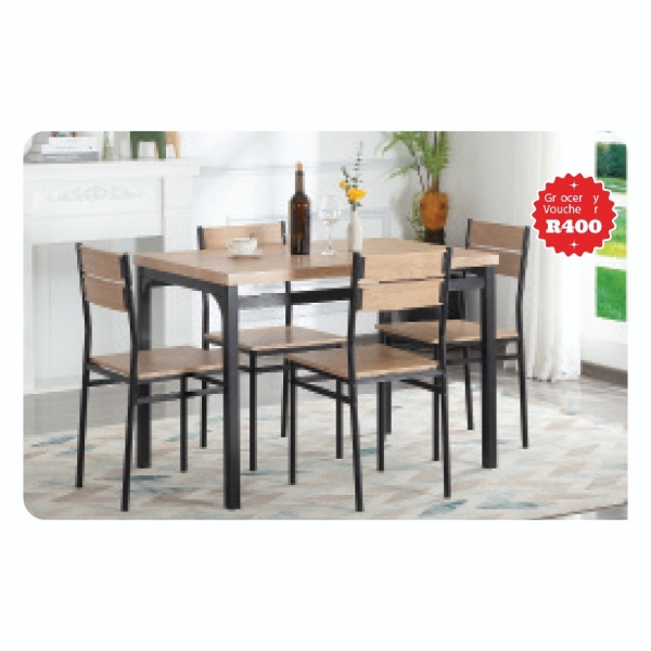 Picture of Cayden 5Pce Dinette + 500 Voucher