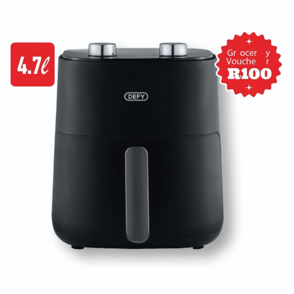 Picture of Defy Air Fryer 4.7Lt 1500W Manual   DAF2340MB/MBG