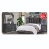Picture of Ginelli 4Pce Bedroom Suite Pewter + 500 Voucher