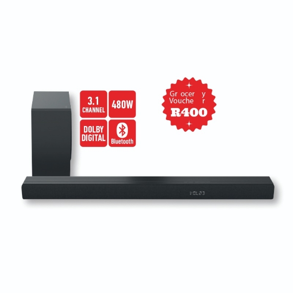 Picture of Hisense 3.1CH 480W Soundbar HS3100 + 400 Voucher