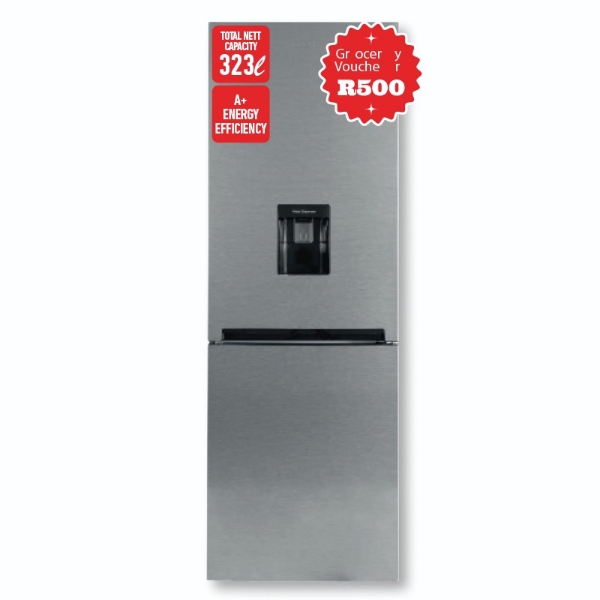 Picture of Defy Fridge/Freezer 323Lt + W/D DAC627 Metallic + 700 Vouche