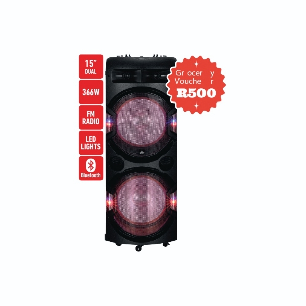 Picture of Volkano Spitfire Dual 15" PartySpeaker VK 3902 D15