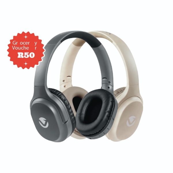 Picture of Volkano Pebble B/Tooth Headphones Grey VK 2023 DG