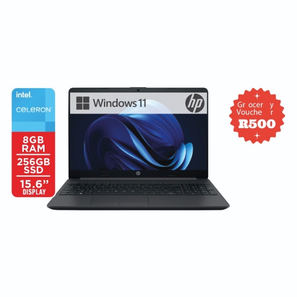 Picture of HP Notebook 250 G10 Intel Cel 8GB/GB SSD W11H