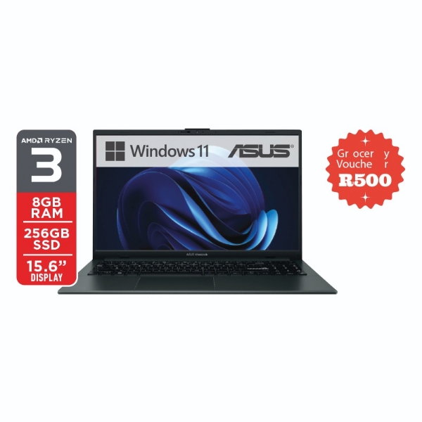 Picture of ASUS Vivobook Go 15 AMD Ryzen 3 15.6" 8GB 256GB