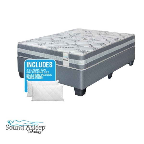 Picture of Sound Asleep Inspire 152cm Queen Firm Base Set