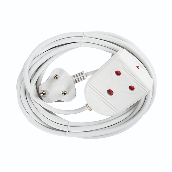 Picture of Electricmate Core 10 AMP 5M White Extension Lead